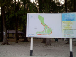 Карта острова  Ко Липе